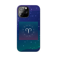 Aries Zodiac Symbol Birth Sign Slim Phone Case