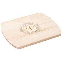 Aries Birth Sign Hardwood Oval Cutting Board