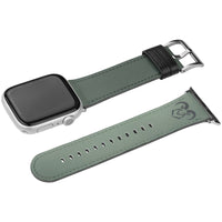 Capricorn Zodiac Birth Sign Apple Leather Watch Band in Sage Green