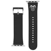 Capricorn Zodiac Birth Sign Apple Leather Watch Band in Black