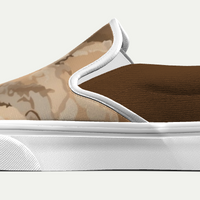 Desert Camouflage Vans Slip-on Shoes