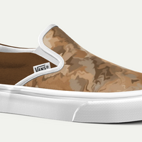 Desert Camouflage Vans Slip-on Shoes