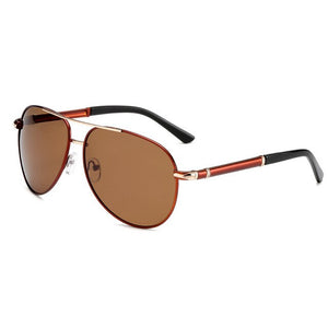 Designer Pilot Polarized Men's Sunglasses