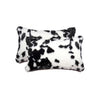 12" X 20" X 5" Sugarland Black And White Faux  Pillow 2 Pack