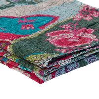 50" X 70" Multi Colored Eclectic Bohemian Traditional  Throw Blankets