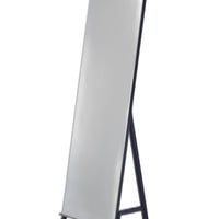 57" Matte Rectangle Cheval Standing Mirror Freestanding With Metal Frame