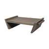 36" Brown Rectangular Coffee Table