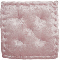 24" X 24" Rose Polyester Solid Color Floor Cushion