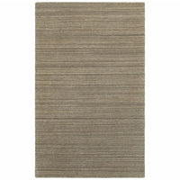 4'X6' Two-Toned Brown And Beige Indoor Area Rug