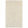 8’ X 11’ Modern Shag Ivory Indoor Area Rug