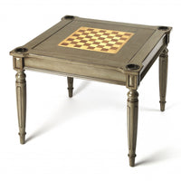 Silver Satin Multi Game Table