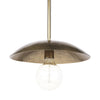 Hammered Gold Metal Hanging Pendant Light