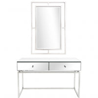 Silver Chic Mirror and Console Table