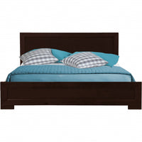 Espresso Wood Twin Platform Bed