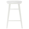 26" White Solid Wood Counter Stool