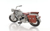 6" Grey Metal Hand Painted Decorative Motorcycle