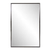 Brushed Titanium Rectangular Wall Mirror