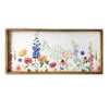 Vivid Spring Garden Wooden Framed Canvas Wall Art