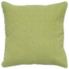 Green Nubby Textured Modern Throw Pillow