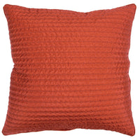 Orange Smooth Weaved Modern Throw Pillow