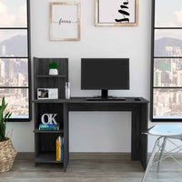 Modern Smokey Gray Computer Desk