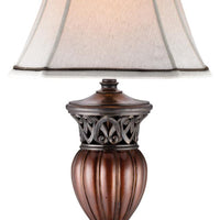 Traditional Roman Style Table Lamp with Bronze Finish