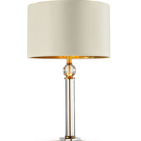 Gold Crystal Accent Desk Lamp