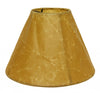 14" Brown Slanted Empire Crinkle Oil Paper Lampshade