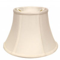 12" White Drum Monay Shantung Lampshade