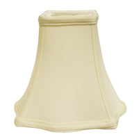 16" Ivory Premium Square No Slub Lampshade