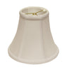 8" Snow Premium Bell No Slub Lampshade