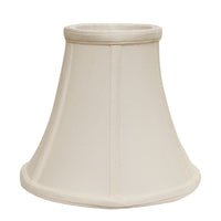 10" White Premium Bell Monay Shantung Lampshade