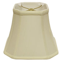 10" Ivory Slanted Square Bell Monay Shantung Lampshade