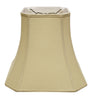 14" Pale Brown Slanted Square Bell Linen Lampshade