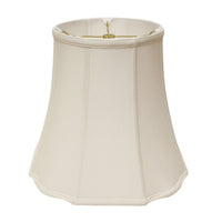 14" White Premium Octagon Monay Shantung Lampshade