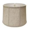 13" Cream Throwback Drum Linen Lampshade