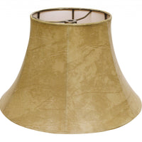 12" Faux Snakeskin Slanted Softback Parchment Lampshade