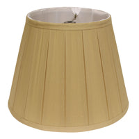 14" Primrose Slanted Crimped Box Shantung Lampshade