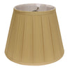 14" Primrose Slanted Crimped Box Shantung Lampshade