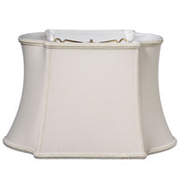 14" Cream Premium Oblong Shantung Lampshade