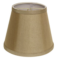 10" Pale Brown Empire Hardback Slanted No Slub Lampshade