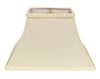 12" Ivory Rectangle Bell No Slub Lampshade