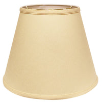 14" Parchment Biege Empire Deep Slanted Linen Lampshade