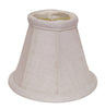 5" White Premium Set of 6 Chandelier Linen Lampshades