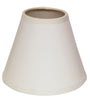 5" Gloss White with White  Set of 6 Chandelier Parchment Lampshades