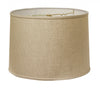 14" Dark Wheat Throwback Drum Linen Lampshade