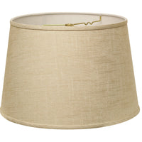 16" Light Wheat Rounded Empire Slanted Linen Lampshade