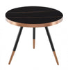 Modern Small Black and Gold Ceramic Coffee Table