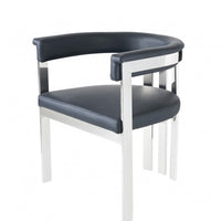 Black Silver Dining Chair