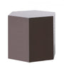 Modern Light Grey High Gloss Hexagonal End Table